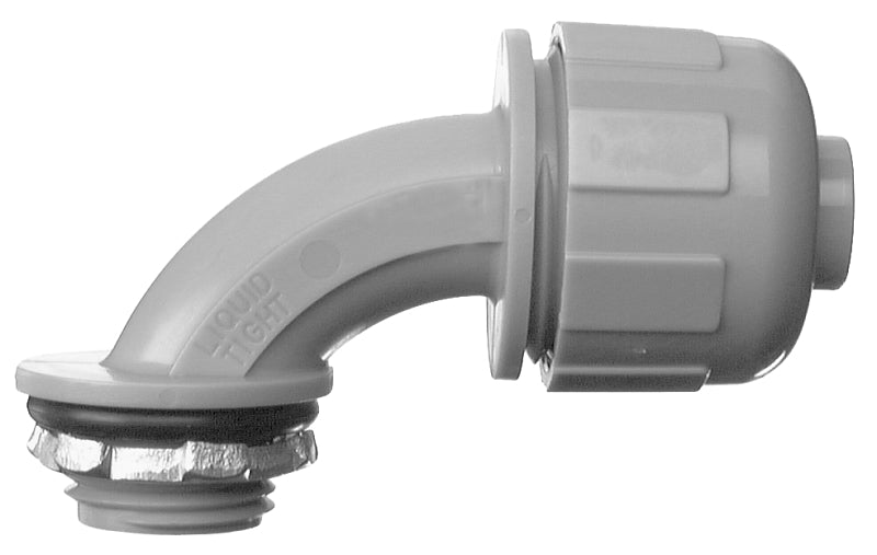 Halex 97693 Liquidtight Connector, 1 in, PVC/Zinc