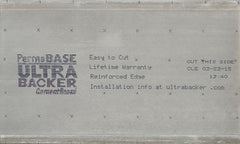 PermaBase CB23140500 Underlayment, 5 ft L, 3 ft W, 1/4 in Thick, Cement/Plastic, Gray