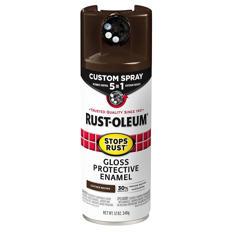 PAINT SPRY GLOSS LTHR BRN 12OZ
