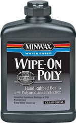 Minwax 409160000 Wipe-On Poly Paint, Gloss, Liquid, Clear, 1 pt, Can