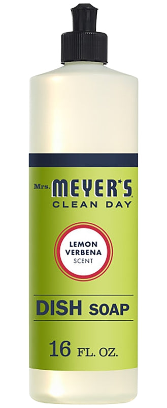 Mrs. Meyer's 12103 Dish Soap, 16 oz, Liquid, Citrus, White