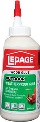 LePage 524644 Outdoor Weatherproof Glue, Light Brown, 800 mL Bottle