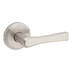 Weiser Katella 9GLA1010-132 Passage Door Handle, Lever Handle, Zinc, Satin Nickel, 2-3/8 to 2-3/4 in Backset