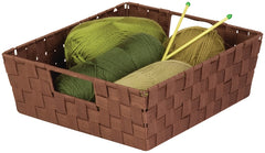 STO-03049 TRAY W/HANDLE BROWN
