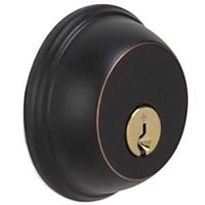 Schlage B62V 716 Entry Deadbolt, Grade 1 Grade, SC1 Key, Metal, Aged Bronze, 2-3/8, 2-3/4 in Backset, C Keyway