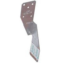 MiTek RT7A-TZ Hurricane Tie, 1-1/2 in W, 1-1/2 in D, 6-1/2 in H, Steel, Zinc