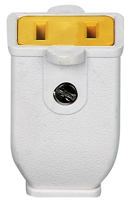 SA155W CONN 2P2W PLRZD STR WH