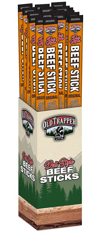 Old Trapper 30140T Deli-Style Beef Stick, Original, 1.75 oz