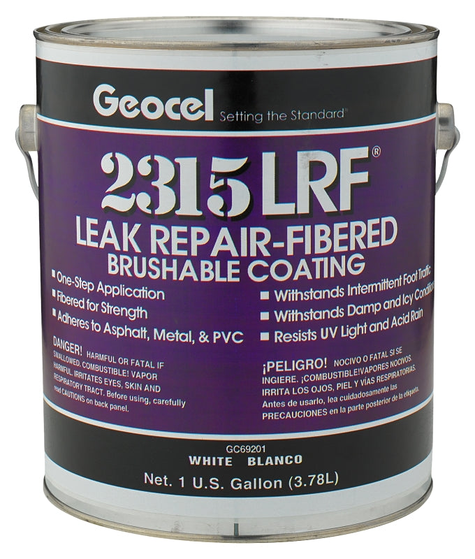 Geocel 25300 Brushable Coating, Clear, 1 gal Can, Liquid