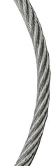 BARON 695940 Cable, 3/32 in Dia, 500 ft L, Galvanized
