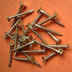 National Nail 00215072 Drywall Nail, 1-1/4 in L, Electro-Galvanized, Flat Head, Round Shank, 50 lb