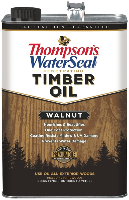 Thompson's WaterSeal TH.049841-16 Timber Oil, Walnut, 1 gal