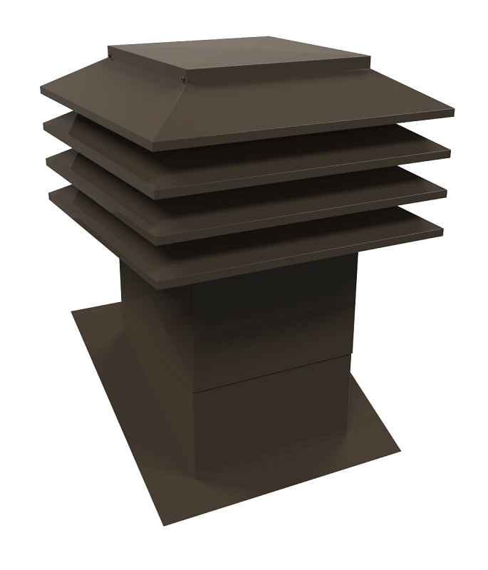 301-12-B SLOPE ROOF VENT BRN