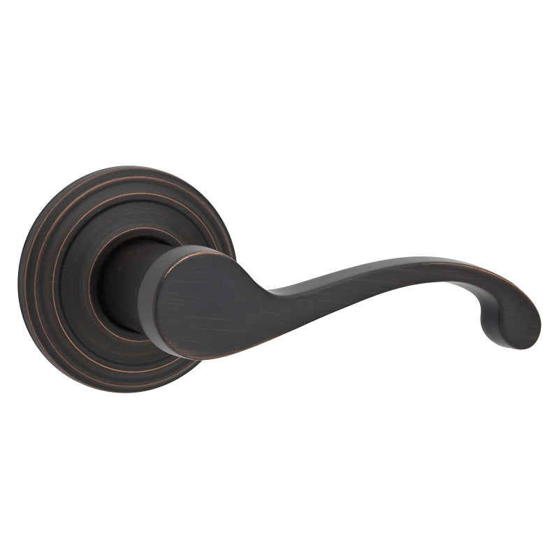 Kwikset Signature Series 720CHL 11P Passage Door Lever, Non-Locking Lock, Venetian Bronze, Knob Handle, Zinc, 2 Grade