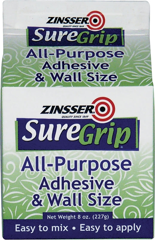 Zinsser 62008 Wallpaper Adhesive White, White, 8 oz, Container