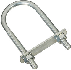 National Hardware N222-166 U-Bolt, 5/16-18 Thread, 1-1/2 in L Thread, Steel, Zinc