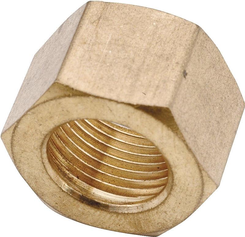 Anderson Metals 730061-05 Nut, 5/16 in, Compression, Brass