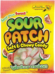 Sour Patch SOURW12 Candy, Watermelon Flavor, 5 oz