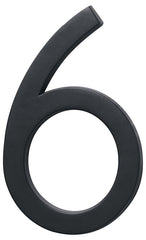 Hy-Ko FM-6 Architectural Series FM-6/6 House Number, Character: 6, 6 in H Character, Black Character