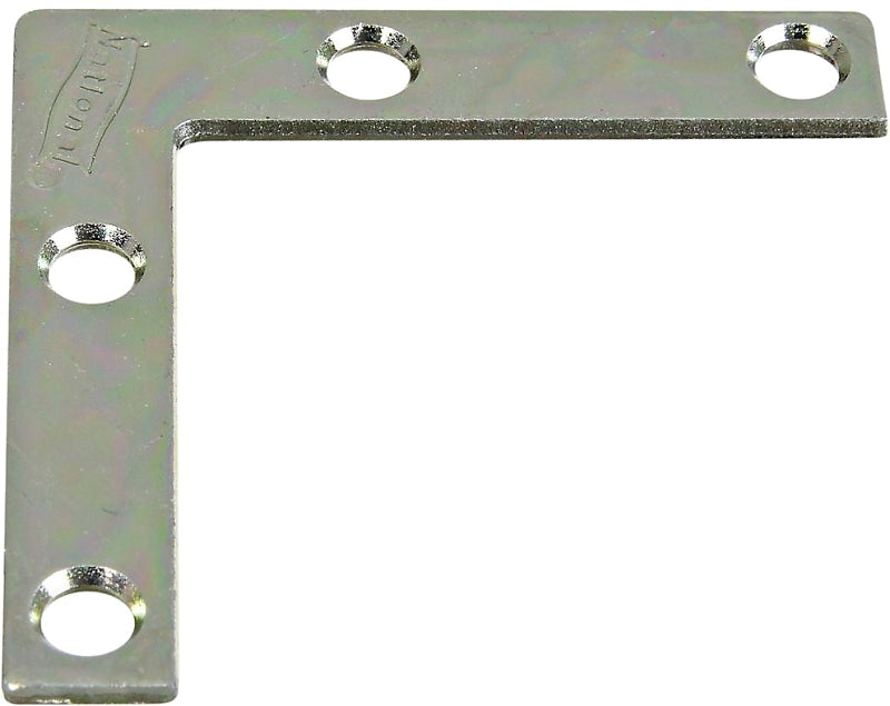 National Hardware 117BC Series N266-486 Corner Brace, 2 in L, 3/8 in W, 2 in H, Steel, Zinc, 0.07 Thick Material