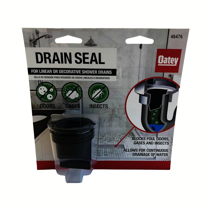 Oatey 42423 Snap-Tite Strainer, Stainless Steel, Black, Matte