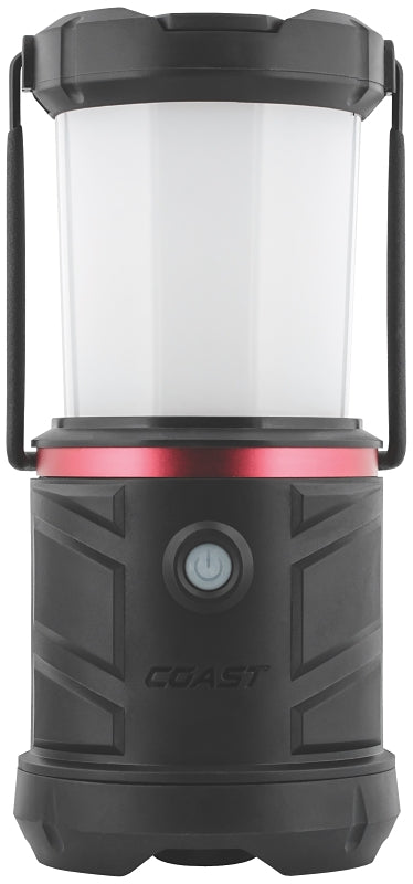 Coast EAL22 Emergency Area Lantern, D Battery, LED Lamp, Fiberglass/Nylon/Polycarbonate, Black