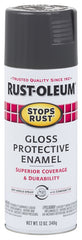 Stops Rust 7784830 Rust Preventative Spray Paint, Gloss, Charcoal Gray, 12 oz, Can