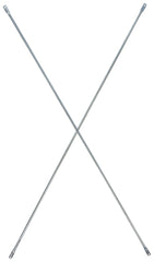 Metaltech M-MC48120 Cross Brace, Galvanized