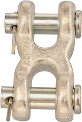 Campbell T5423301 Clevis Link, 3/8 in Trade, 5400 lb Working Load, Steel, Zinc