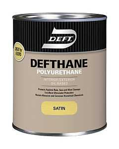 PPG Defthane 025-04 Polyurethane, Liquid, Amber, 1 qt, Can