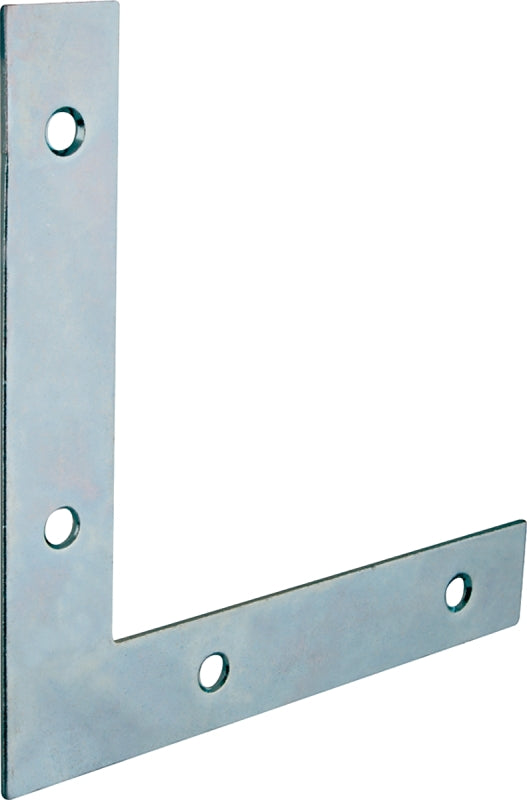 Prosource FC-Z04-013L Corner Brace, 4 in L, 4 in W, 5/8 in H, Steel, Zinc-Plated, 1.8 mm Thick Material