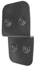 Nuvo Iron P2B7 Post to Beam Support, 6 in H, Steel, Black, Galvanized/Powder-Coated