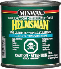 Minwax Helmsman 42001M444 Spar Urethane, Satin, Clear, 236 mL, Can