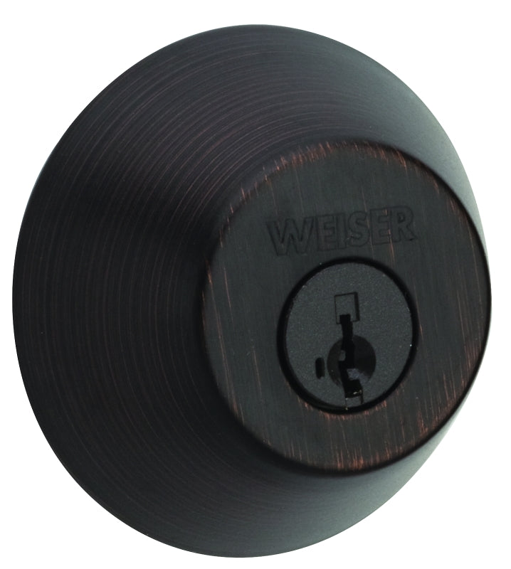 Weiser GD9471 X11P SMT M Deadbolt, 2 Grade, Venetian Bronze, 2-3/8 to 2-3/4 in Backset, 1-3/8 to 1-3/4 in Thick Door