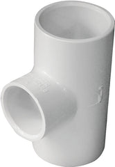 Xirtec 140 435795 Pipe Tee, 1 x 3/4 in, Socket, PVC, White, SCH 40 Schedule, 150 psi Pressure