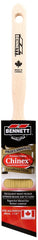BENNETT PN 9999 38 Paint Brush, 1-1/2 in W, Chinex Blend Bristle