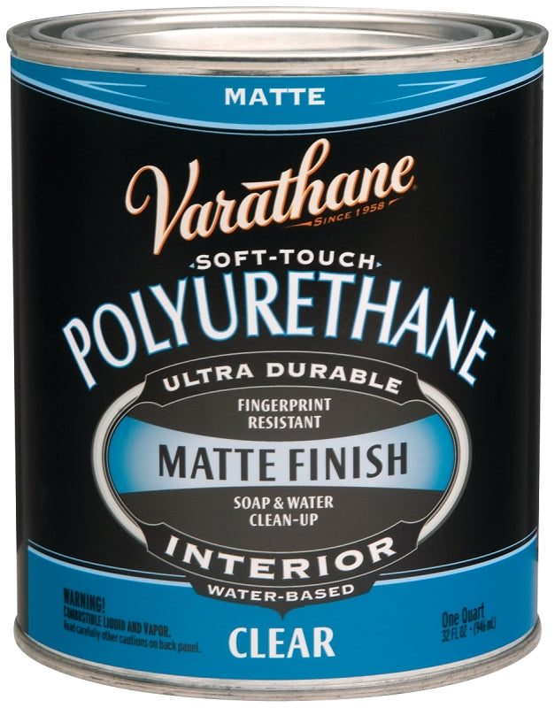 Varathane 262074 Polyurethane, Liquid, Clear, 1 qt, Can