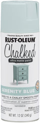 Rust-Oleum 302595 Chalk Spray Paint, Ultra Matte, Serenity Blue, 12 oz, Can