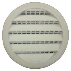 Maurice Franklin PLW-100 Series PLW100 2 Screen Louver, 2-1/4 W, Polypropylene, White