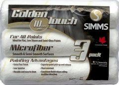 Golden Touch Superior Performance 4711 Roller Refill, 3/8 in Thick Nap, 9-1/2 in L, Microfiber Fabric Cover