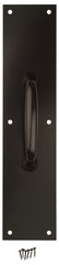 National Hardware N270-402 Pull Plate, 3-1/2 in W, 15 in H, Aluminum, Oil-Rubbed Bronze