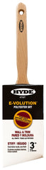 Hyde 47327 Paint Brush, Oval Brush, 3 in L Bristle, Polyester Bristle
