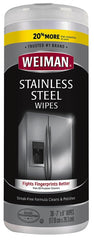 Weiman 92 Stainless Steel Wipes, 8 in L, 7 in W, Fresh