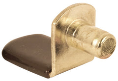 Prime-Line 747-5221 Shelf Support Peg, Brass, Brown
