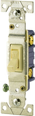 Eaton Wiring Devices C1301-7V Toggle Switch, 15 A, 120 V, Push-In Terminal, 5-20R, Polycarbonate Housing Material