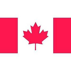 Flying Colors 34-003618Q Canada Flag, 18 in W, 36 in H, Polyester