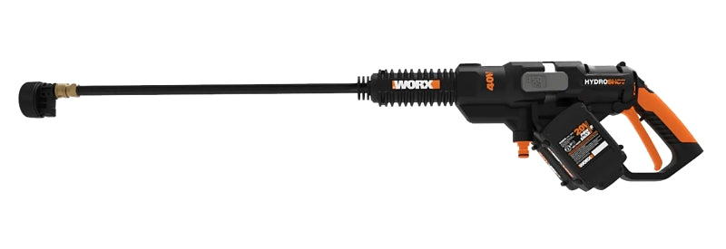 WORX Hydroshot WG644 Portable Power Cleaner, 2 A, 40 V, 290 to 450 psi Operating, 0.9 gpm, Multi-Spray Nozzle