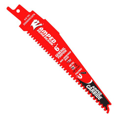 Diablo Steel Demon AMPED DS0609CGPA Reciprocating Saw Blade, 1 in W, 6 in L, 6/9 TPI, Carbide Cutting Edge