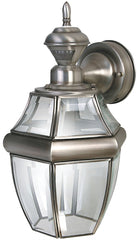 Heath Zenith Dualbrite Series HZ-4166-SA Motion Activated Decorative Light, 120 V, 100 W, Incandescent Lamp