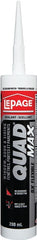 LePage Quad 1869817 Sealant, Black, 24 hr Curing, 18 to 60 deg C, 280 mL Cartridge
